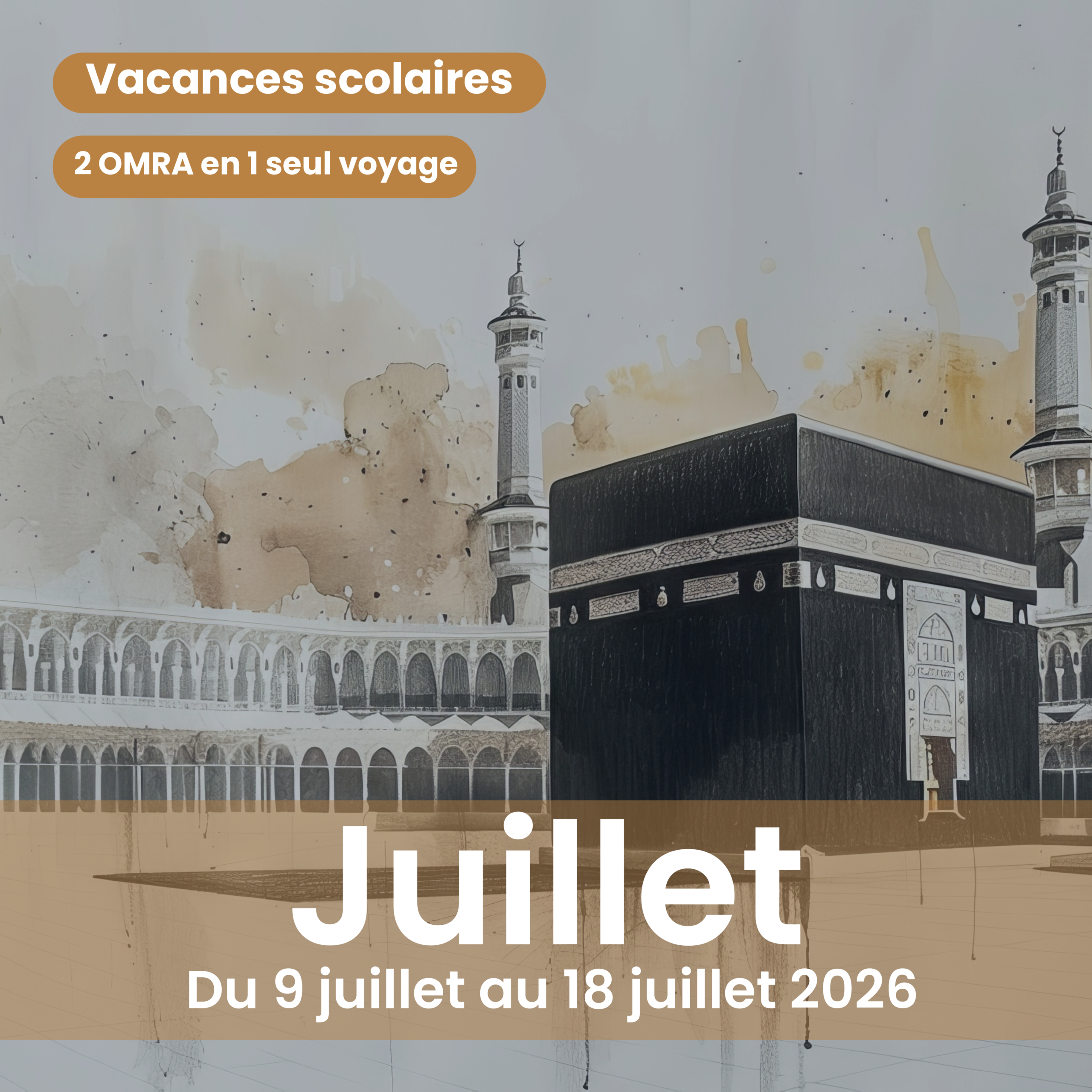 OMRA - AOUT -  GOOD SAFAR - GOODSAFAR - OMRA SAINT DENIS