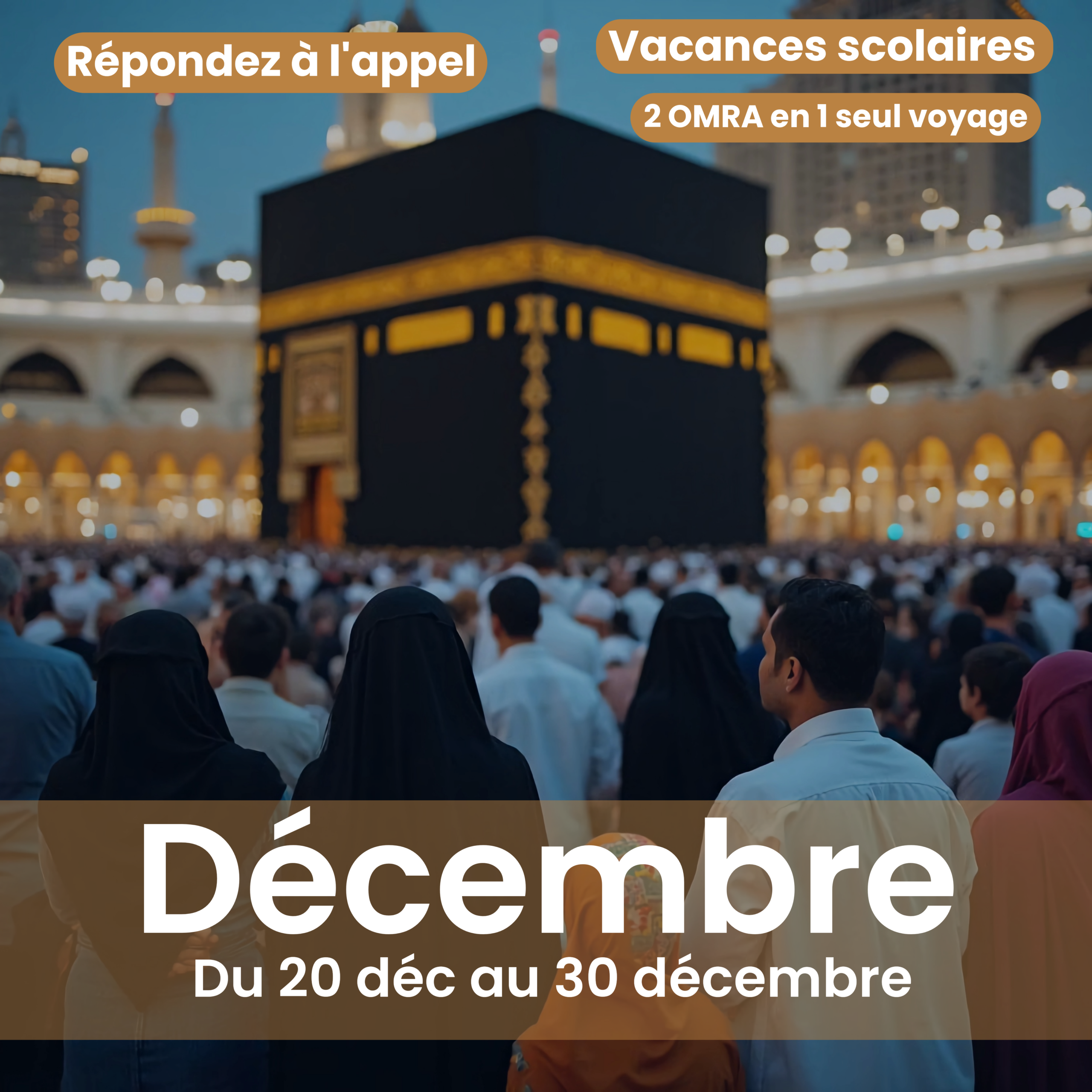OMRA - AOUT -  GOOD SAFAR - GOODSAFAR - OMRA SAINT DENIS